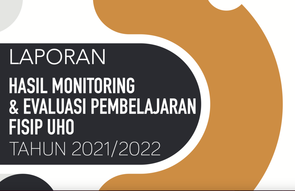 Laporan Monitoring dan Evaluasi Pembelajaran FISIP 2021/2022