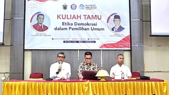 Prof Eka Suaib dan Prof Sukri Tamma Bahas Etika dalam Politik Indonesia